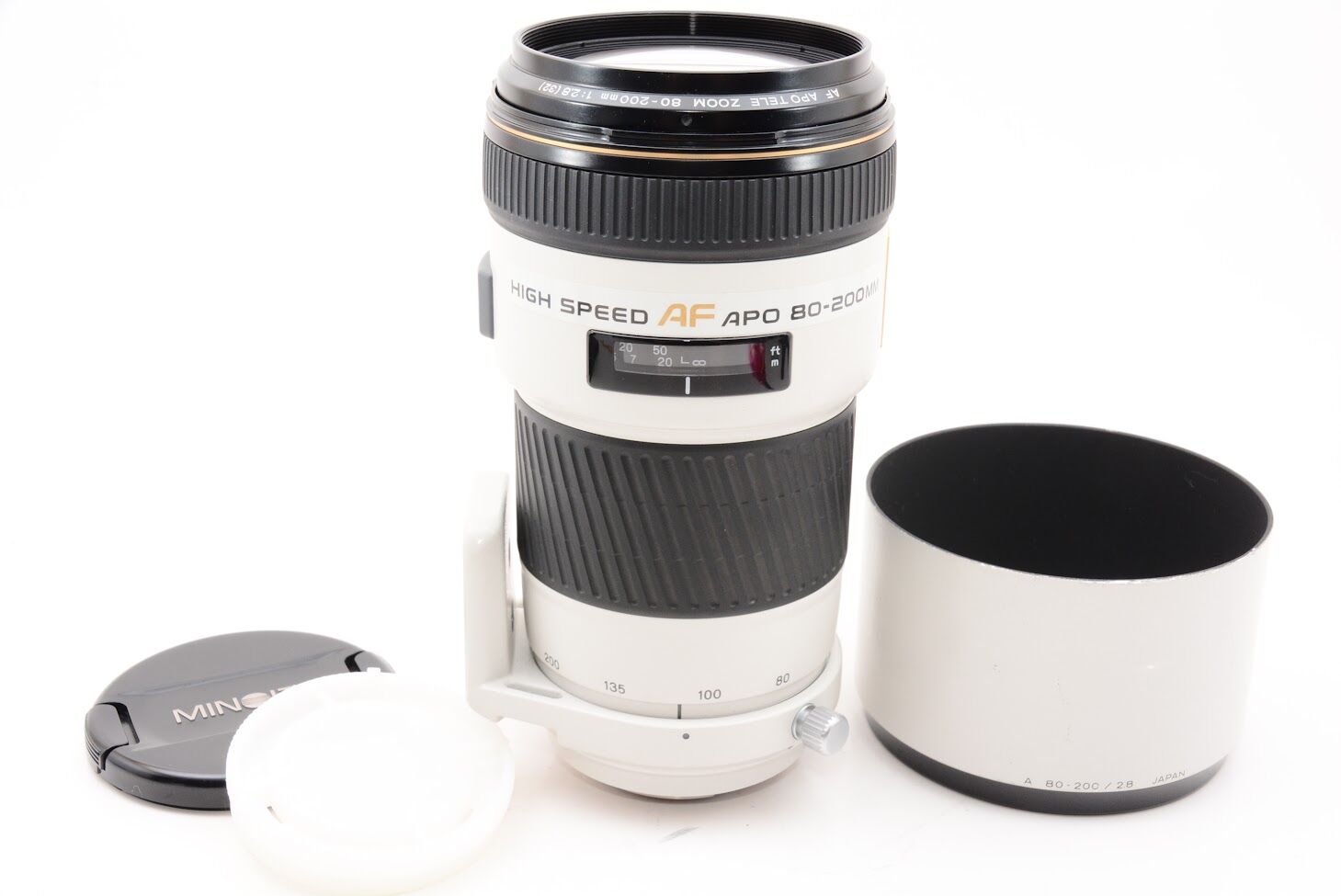 MINOLTA ミノルタ 望遠ズームレンズ AF APO TELE ZOOM 80-200mm F2.8 HIGH SPEED AF