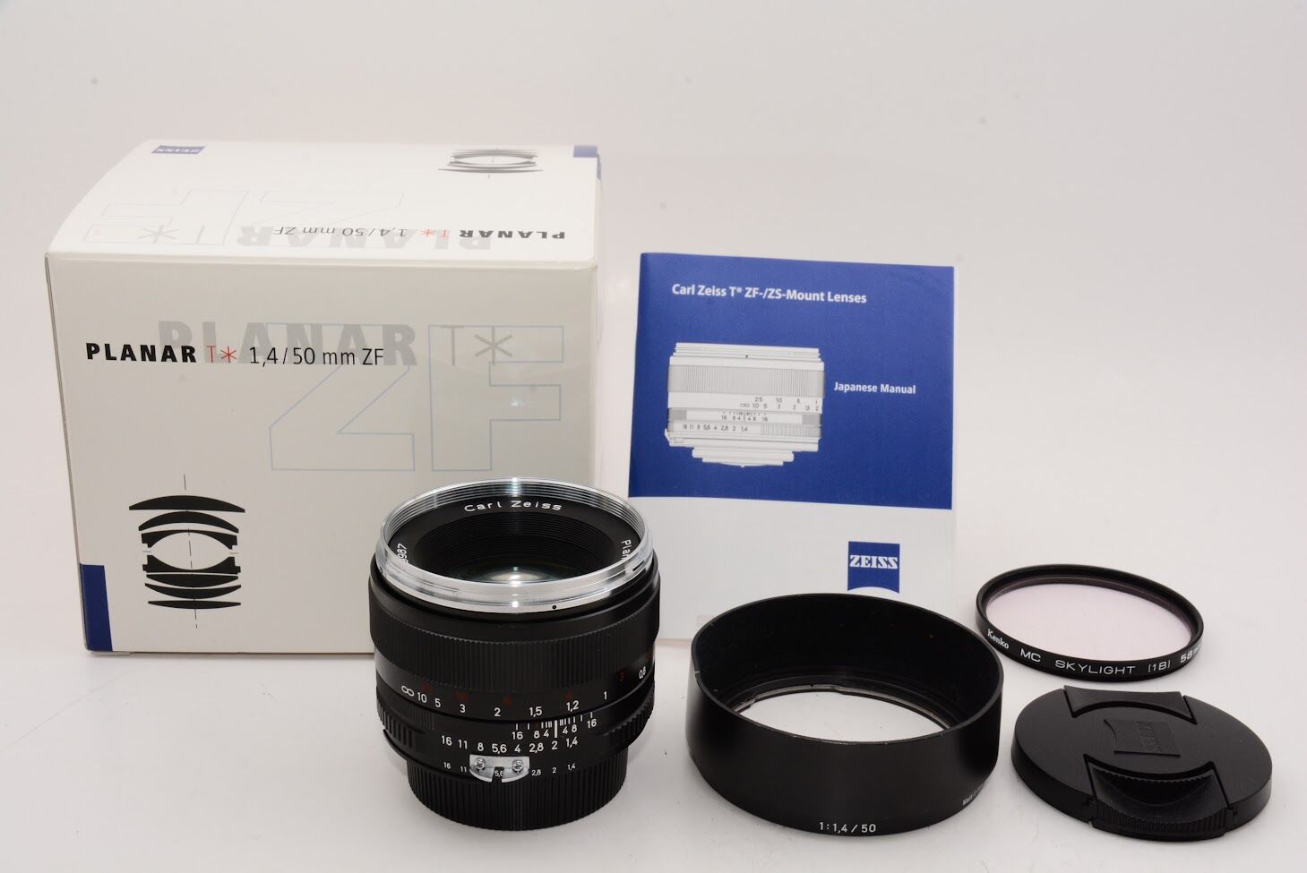 Carl Zeiss カールツァイス Planar 50mm F1.4 ZF ニコン用