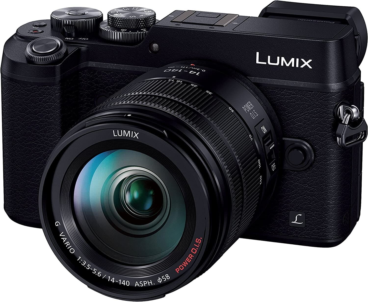 Panasonic パナソニック ミラーレス一眼カメラ ルミックス GX8 レンズキット 高倍率ズームレンズ付属 2030万画素 ブラック DMC-GX8H-K