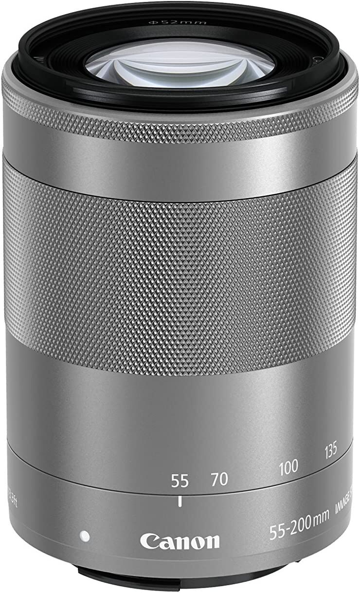 Canon キヤノン 望遠ズームレンズ EF-M55-200mm F4.5-6.3 IS STM シルバー ミラーレス専用
