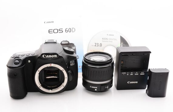 岐阜のおすすめ Canon キヤノン EOS 60D + EF-S 18-55mm 3.5-5.6 USMの買取価格 売るなら百獣の買取王が高価買い取り 