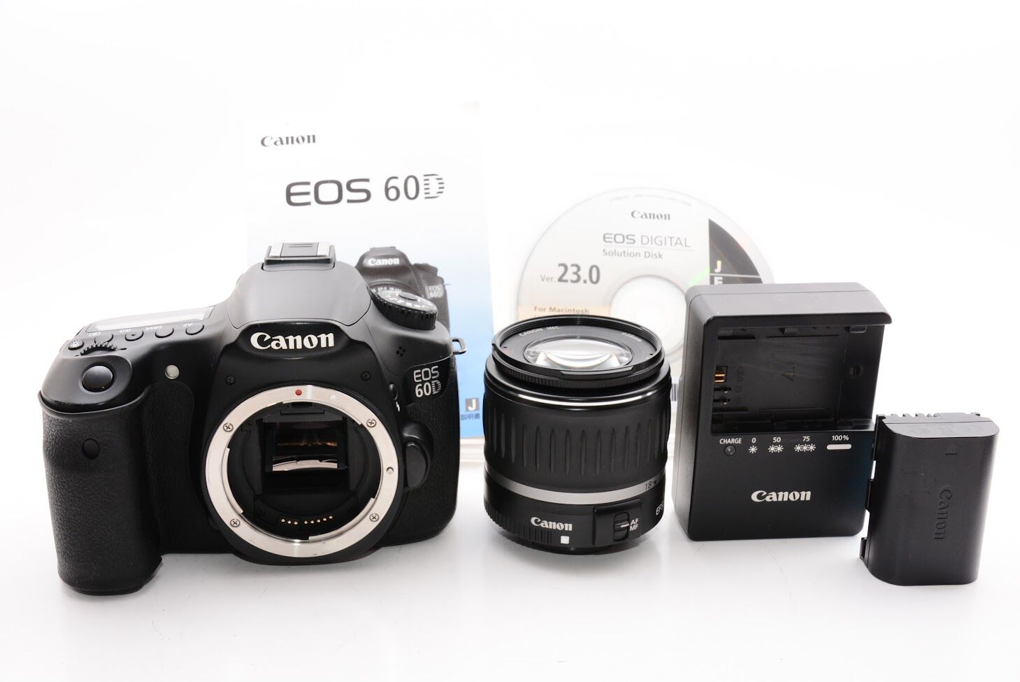 Canon キヤノン デジタル一眼レフカメラ EOS 60D + EF-S 18-55mm 3.5-5.6 USM