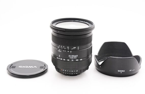 岐阜のおすすめ SIGMA シグマ 24-135mm2.8-4.5D Nikon AF の高い買取価格 売るなら百獣の買取王が高価買い取り 