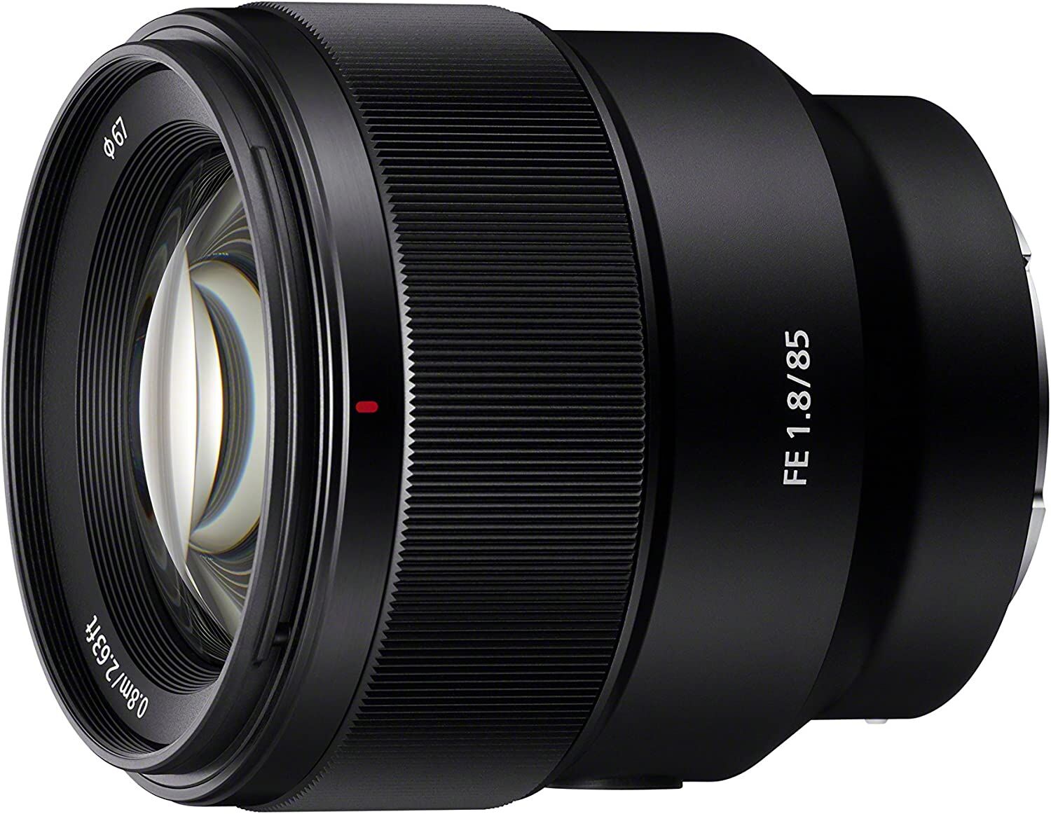 Sony ソニー 85mm F/1.8-22 ミディアム望遠固定プライムカメラレンズ ブラック
