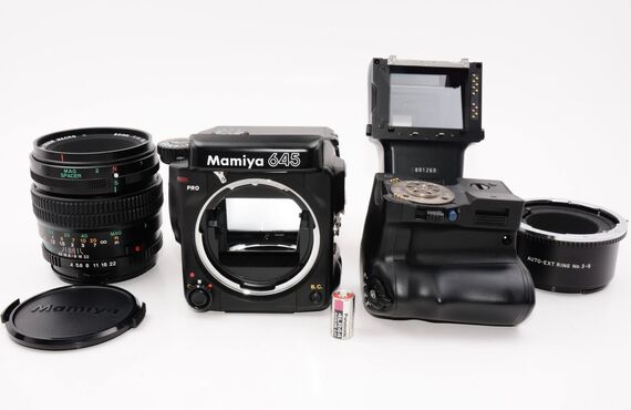 明石大久保のおすすめ MAMIYA 645 PRO TL + AEプリズム + MACRO C 80mm F4 N の買取価格 百獣の買取王が高価買い取り 