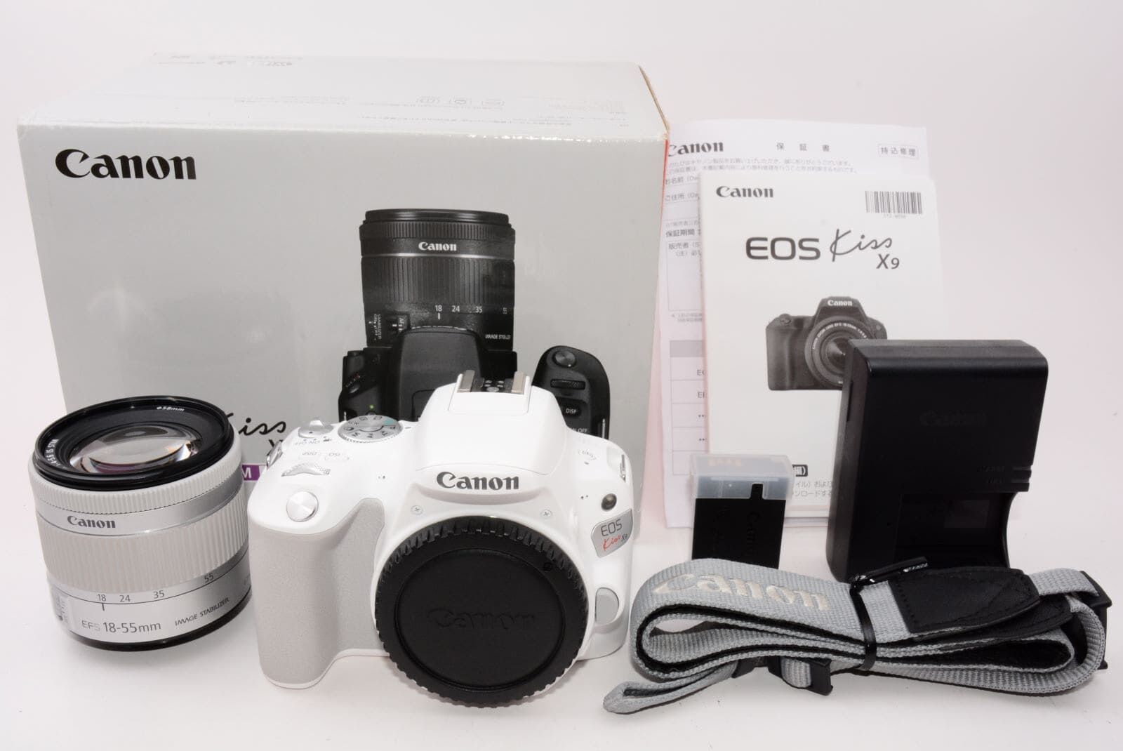 Canon キャノン デジタル一眼レフカメラ EOS Kiss X9 EF-S18-55 IS STM レンズキット
