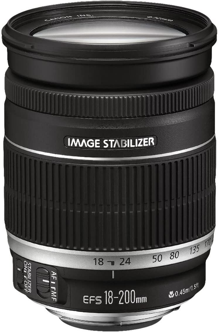 Canon キヤノン 望遠ズームレンズ EF-S18-200mm F3.5-5.6 IS APS-C対応