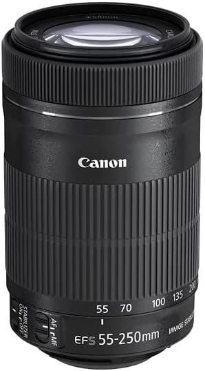 Canon キヤノン 望遠ズームレンズ EF-S55-250mm F4-5.6 IS STM APS-C対応