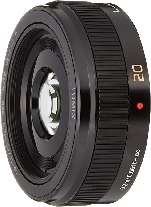 Panasonic パナソニック 単焦点レンズ マイクロフォーサーズ用 ルミックス G 20mm/F1.7 II ASPH. ブラック