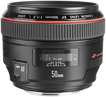 Canon キヤノン 単焦点標準レンズ EF50mm F1.2L USM フルサイズ対応