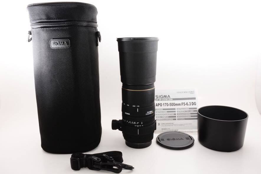 SIGMA シグマ APO 170-500mm F5-6.3 DG キヤノン CANON