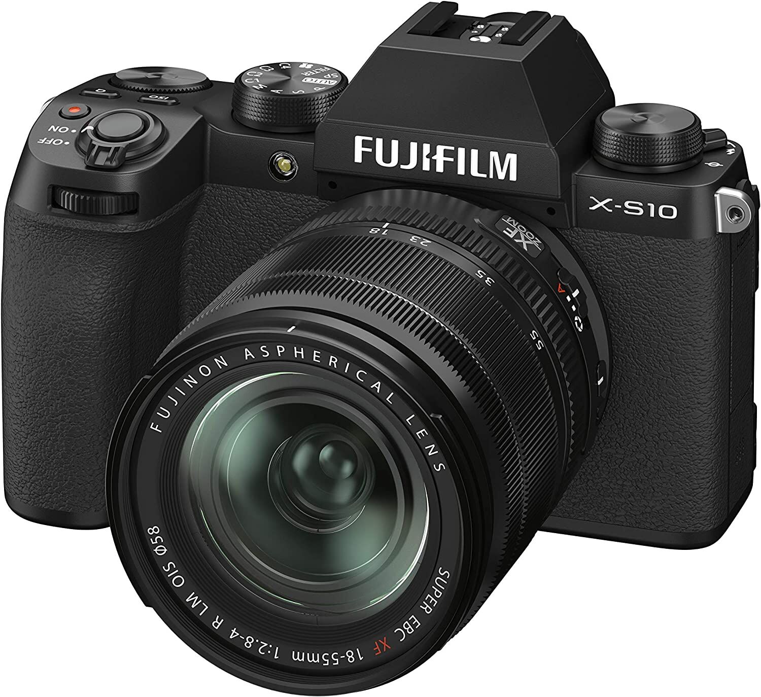 FUJIFILM フジフイルム ミラーレスデジタルカメラ X-S10 レンズキット(XF18-55) ブラック