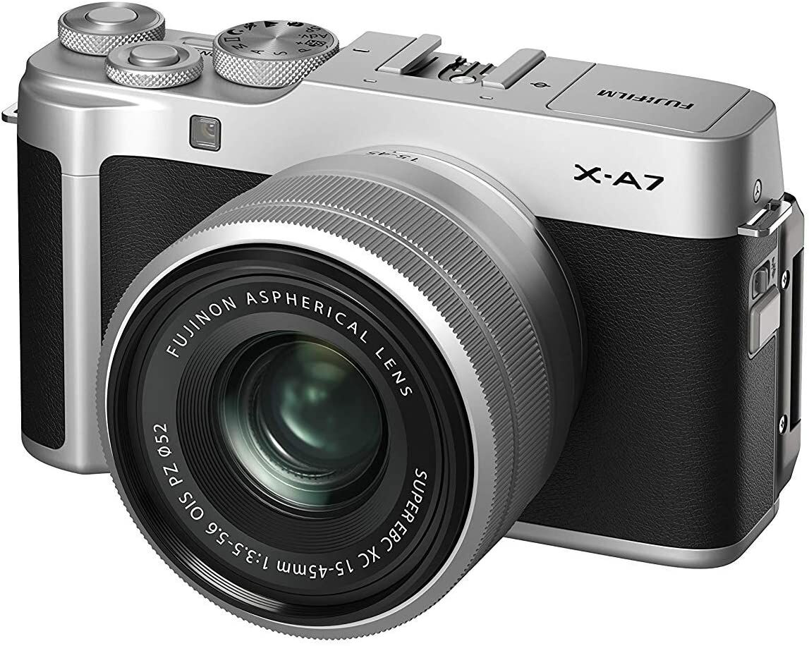 FUJIFILM フジフイルム ミラーレス一眼カメラ X-A7 レンズキット シルバー