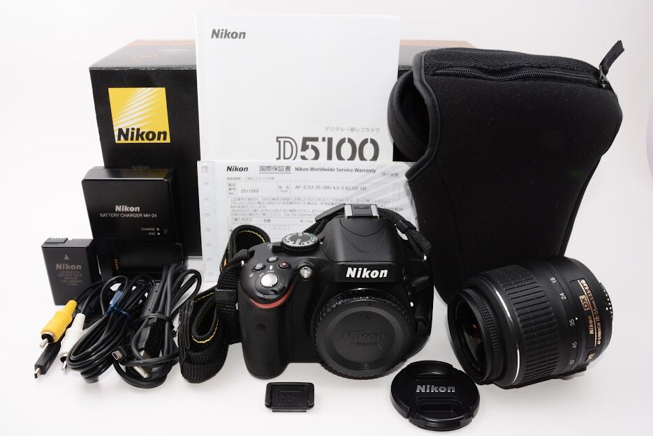 Nikon ニコン デジタル一眼レフカメラ D5100 18-55VR レンズキット