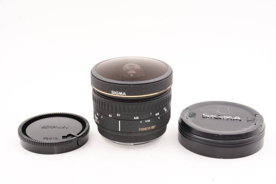SIGMA シグマ 8mm F4 D EX FISHEYE 180°ソニーミノルタマウント 単焦点 魚眼レンズ