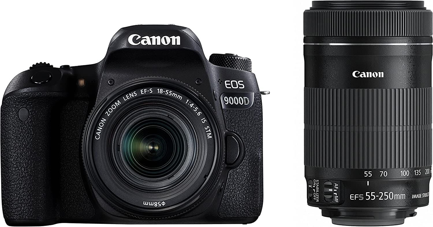 Canon キャノン デジタル一眼レフカメラ EOS 9000D ダブルズームキット EF-S18-55mm/EF-S55-250mm 付属 EOS9000D-WKIT