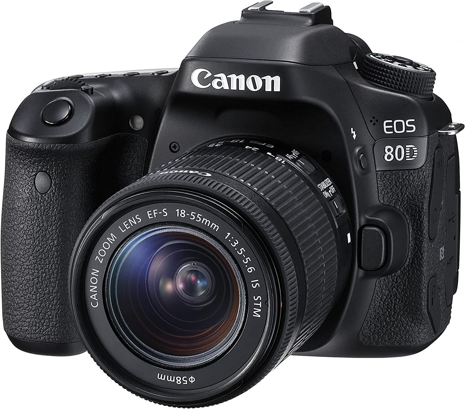 Canon キャノン デジタル一眼レフカメラ EOS 80D レンズキット EF-S18-55mm F3.5-5.6 IS STM 付属 EOS80D1855ISSTMLK