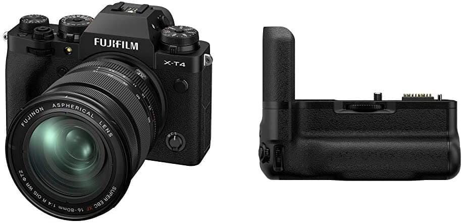 FUJIFILM 富士フィルム ミラーレス一眼カメラ X-T4レンズキット ブラック X-T4LK-1680-B
