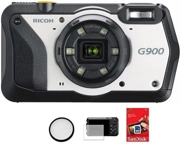 RICOH リコー G900 現場仕様 デジタルカメラ（SDHCメモリーカード16G・液晶保護フィルム・レンズ保護フィルタ付き）