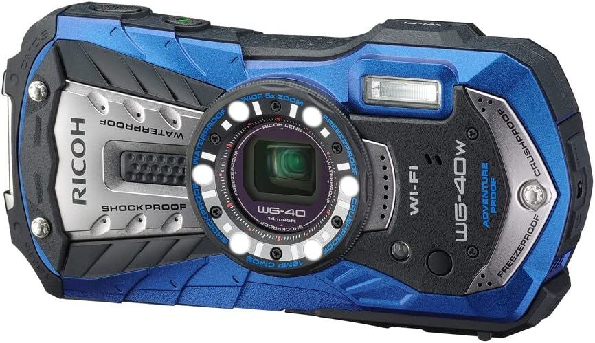 RICOH リコー 防水デジタルカメラ WG-40W ブルー