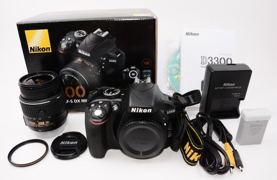 遺品整理もおまかせ Nikon ニコン D3300 18-55 VR IIレンズキットの高い買取価格 売るなら百獣の買取王が高価買い取り