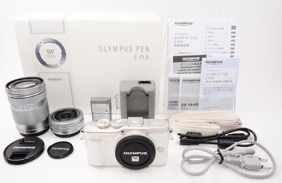 遺品整理もおまかせ OLYMPUS オリンパス PEN E-PL9 ダブルズームキット の高い買取価格 百獣の買取王が高価買い取り