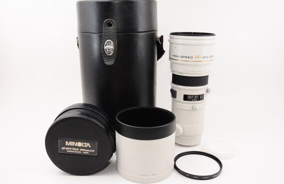 遺品整理もおまかせ Minolta ミノルタ AF 300mm F4 G APO Tele High Speedの高い買取価格 百獣の買取王が高価買い取り