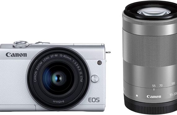 遺品整理もおまかせ Canon キヤノン EOS M200 ダブルズームキットの高い買取価格 売るなら百獣の買取王が高価買い取り
