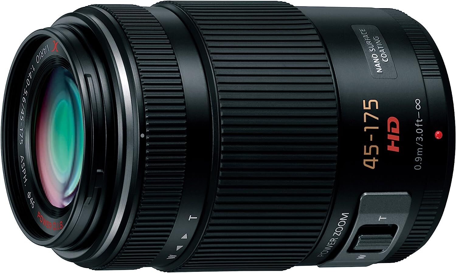 パナソニック Panasonic 望遠ズームレンズ マイクロフォーサーズ用 ルミックス G X VARIO PZ 45-175mm/F4.0-5.6 ASPH./POWER O.I.S.