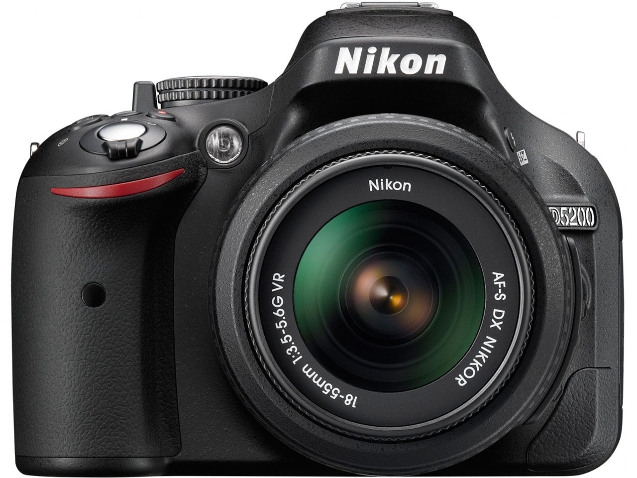 Nikon ニコン デジタル一眼レフカメラ D5200 標準ズーム+マイクロレンズキット AF-S DX NIKKOR 18-55mm f/3.5-5.6G VR/AF-S DX Micro NIKKOR 40mm f/2.8G付属 ブラック