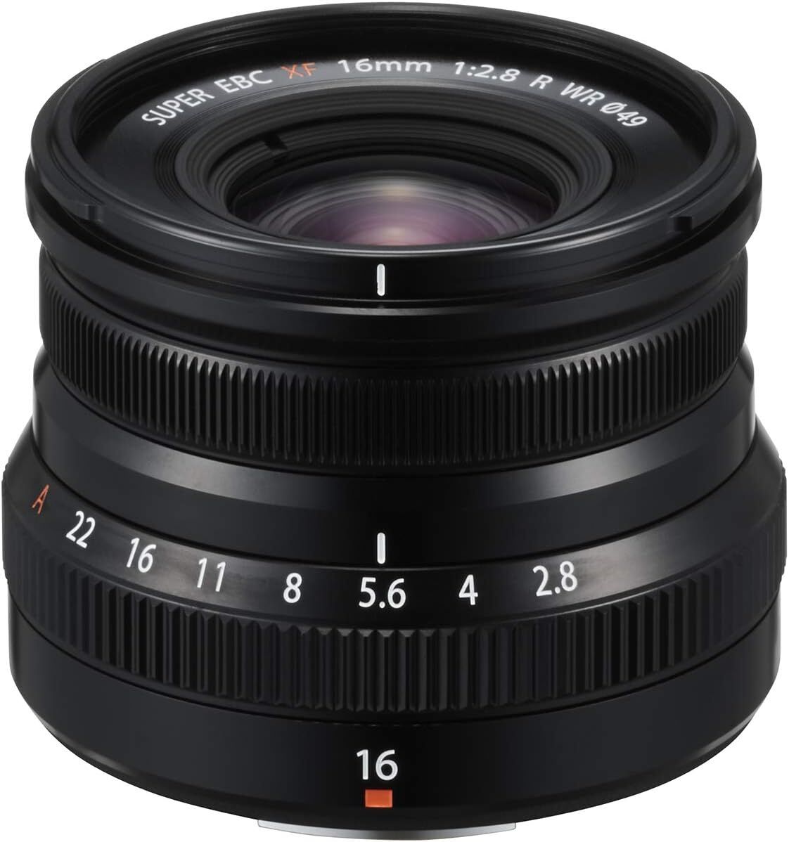 FUJIFILM フジフイルム Fujinon XF16mmF2.8 R WRレンズ ブラック

