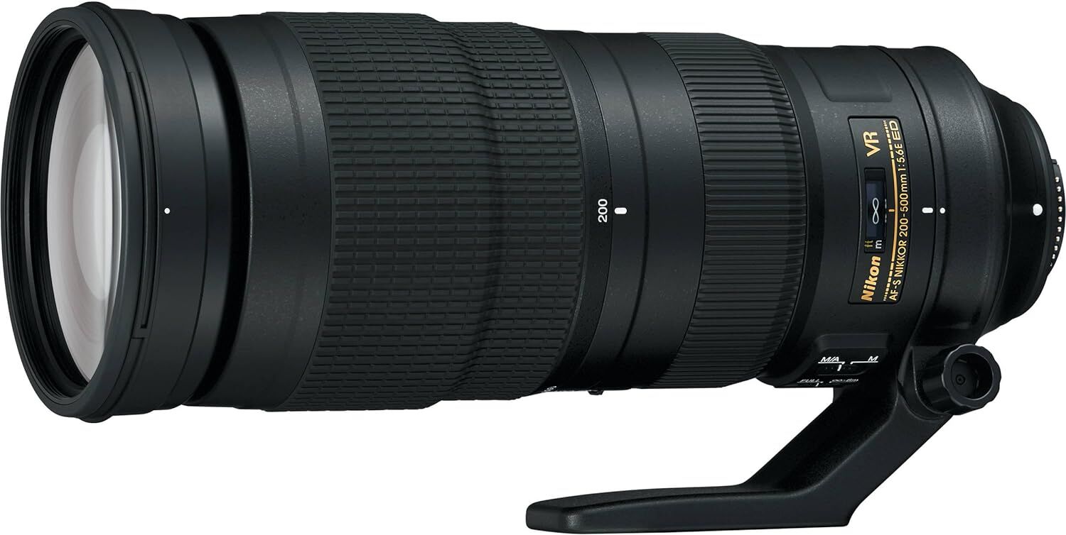 Nikon ニコン AF-S FX NIKKOR 200-500mm f/5.6E ED VR ズームレンズ オートフォーカス Nikon デジタル一眼レフカメラ用