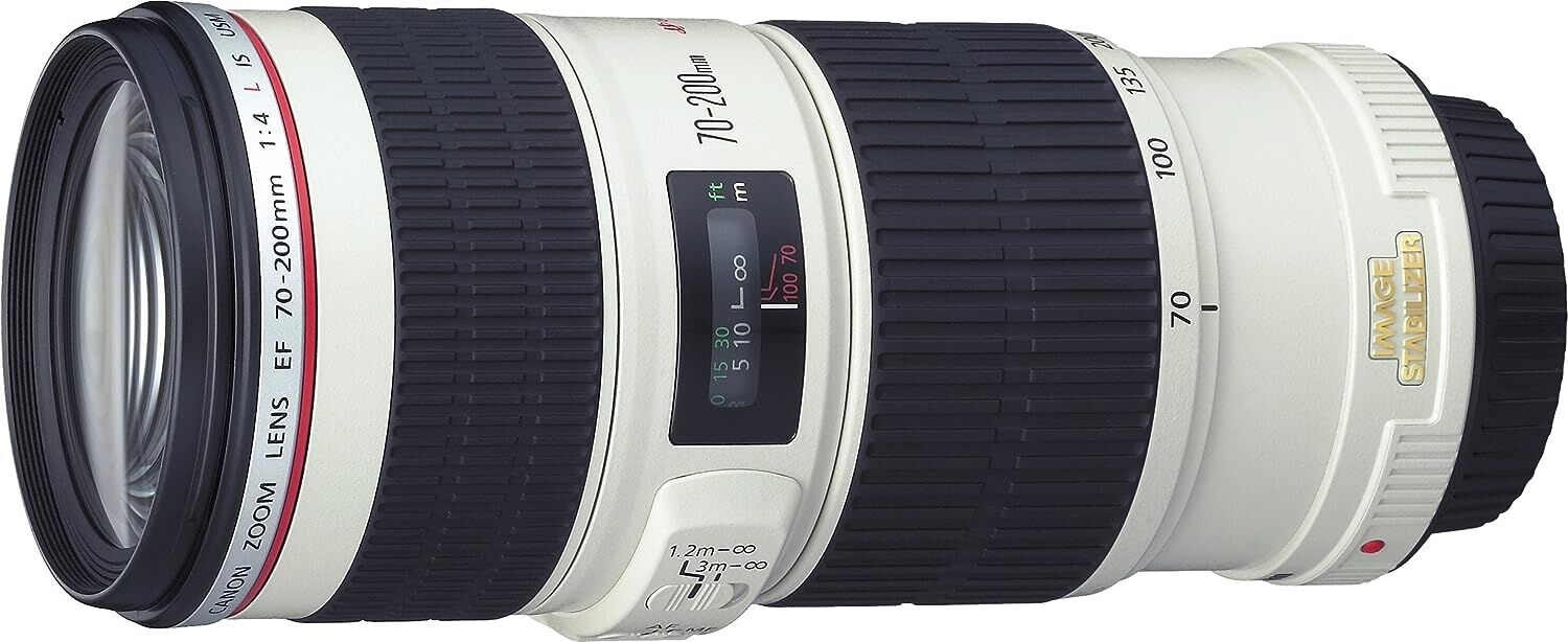 Canon キヤノン 望遠ズームレンズ EF70-200mm F4L IS USM フルサイズ対応