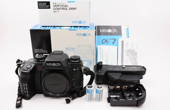 海老名のおすすめ MINOLTA ミノルタ α-7 + 縦位置グリップ VC-7 の高い買取価格 売るなら百獣の買取王が高価買い取り