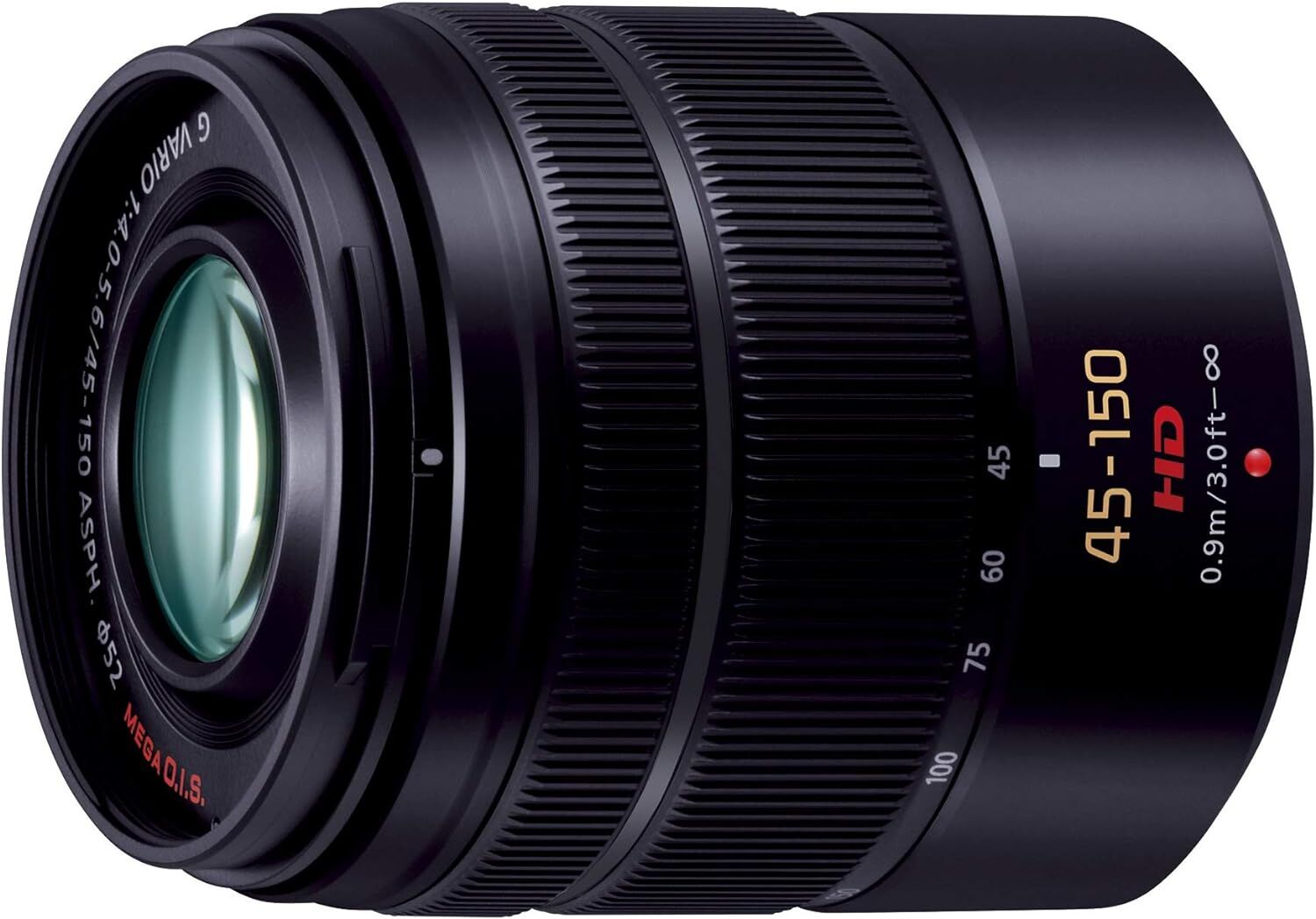Panasonic パナソニック 望遠ズームレンズ マイクロフォーサーズ用 ルミックス G VARIO 45-150mm/F4.0-5.6 ASPH. /MEGA O.I.S. ブラック