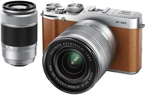 FUJIFILM フジフイルム デジタルカメラミラーレス一眼 X-A1ダブルズームレンズキット ブラウン