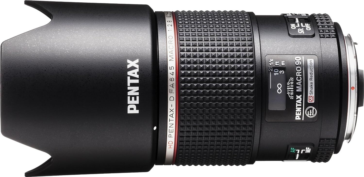 PENTAX ペンタックス 望遠単焦点マクロレンズ HD PENTAX-D FA645 MACRO 90mmF2.8ED AW SR 645マウント