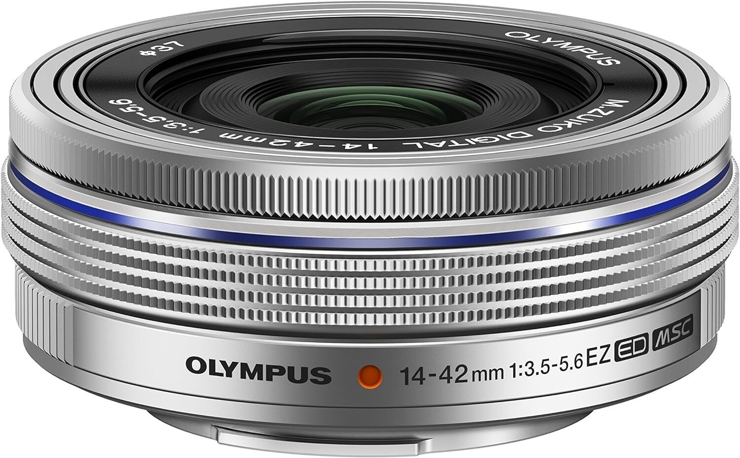 OLYMPUS オリンパス 電動式パンケーキズームレンズ M.ZUIKO DIGITAL ED 14-42mm F3.5-5.6 EZ SLV