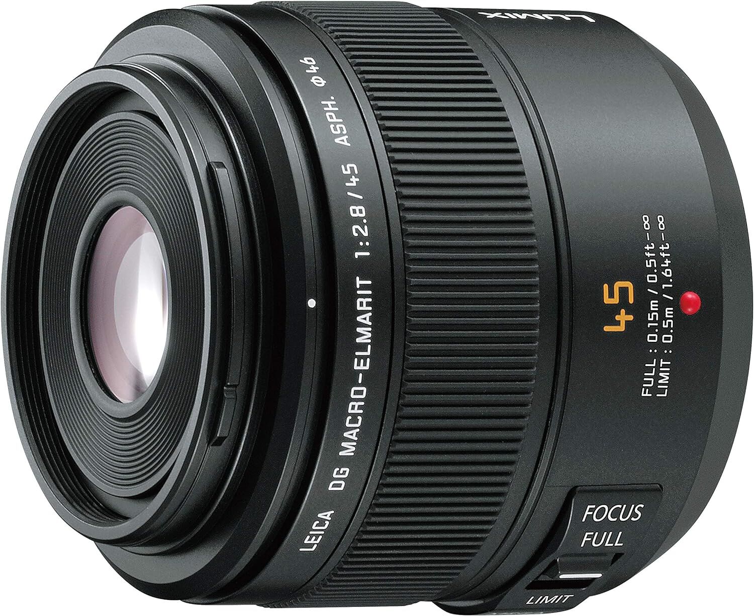 Panasonic パナソニック マイクロフォーサーズ用 ライカ DG MACRO-ELMARIT 45mm F2.8 ASPH. MEGA O.I.S 単焦点 マクロレンズ