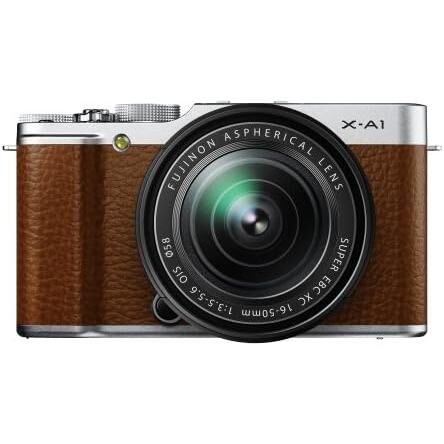 FUJIFILM フジフイルム ミラーレス一眼 X-A1 ズームレンズキット ブラウン F X-A1BW/1650KIT