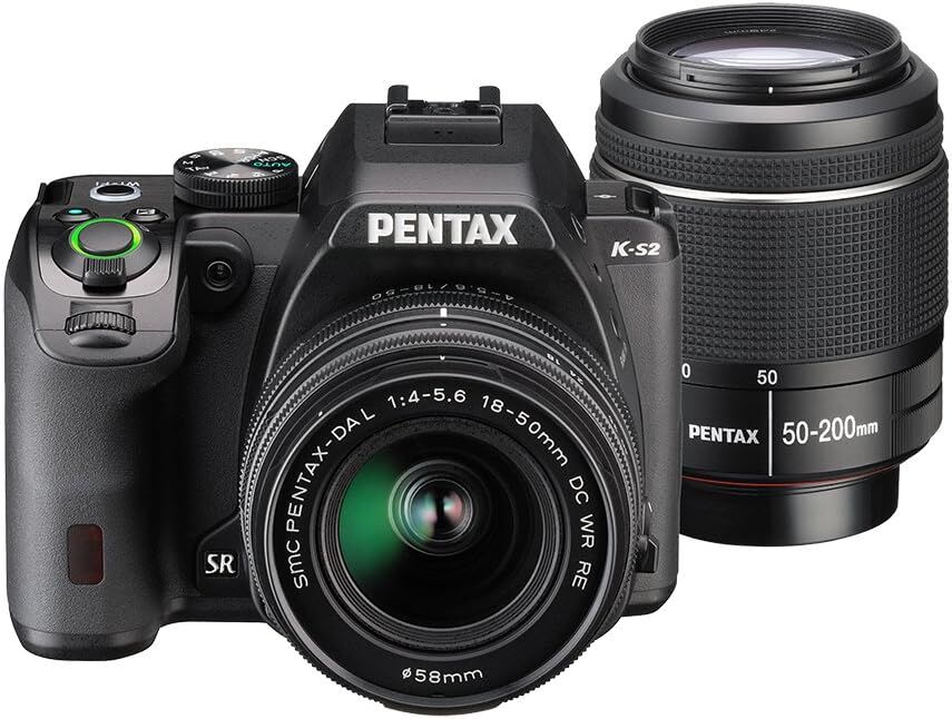PENTAX ペンタックス デジタル一眼レフ K-S2 ダブルズームキット ブラック