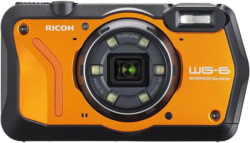 RICOH リコー WG-6 オレンジ 本格防水カメラ