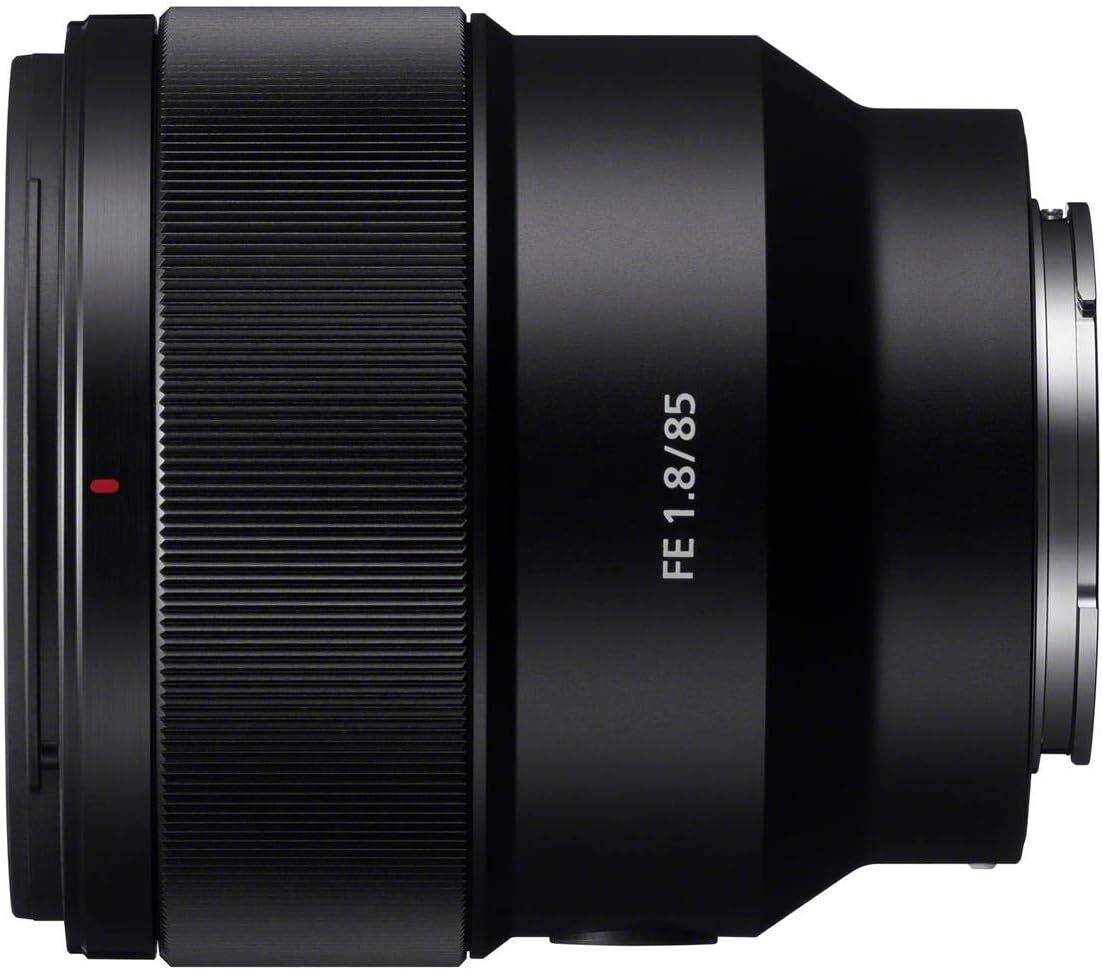 Sony ソニー SEL85F18 85mm F/1.8-22 ミディアム望遠固定プライムカメラレンズ ブラック