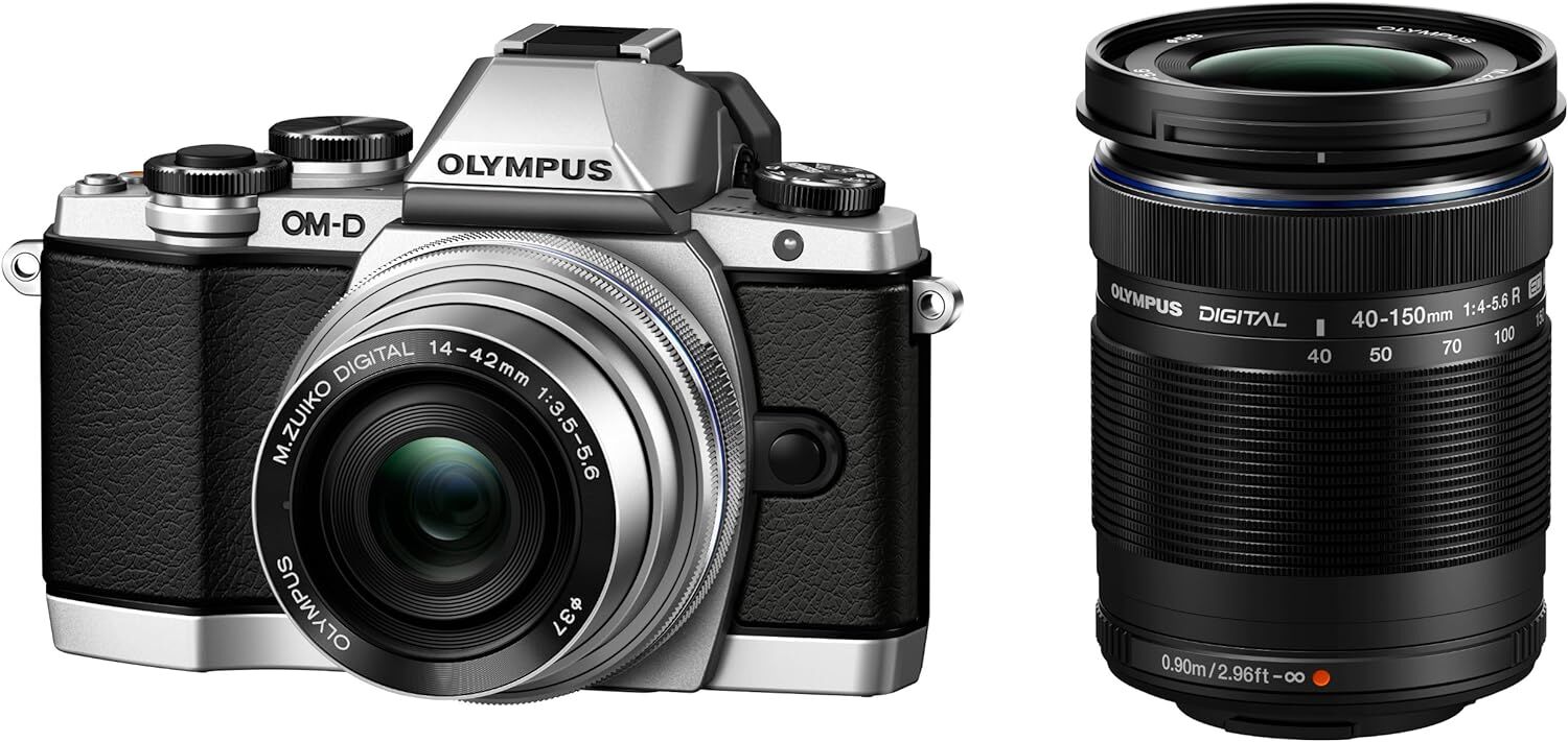 OLYMPUS オリンパス OM-D E-M10 ダブルズームキット シルバー ミラーレス一眼