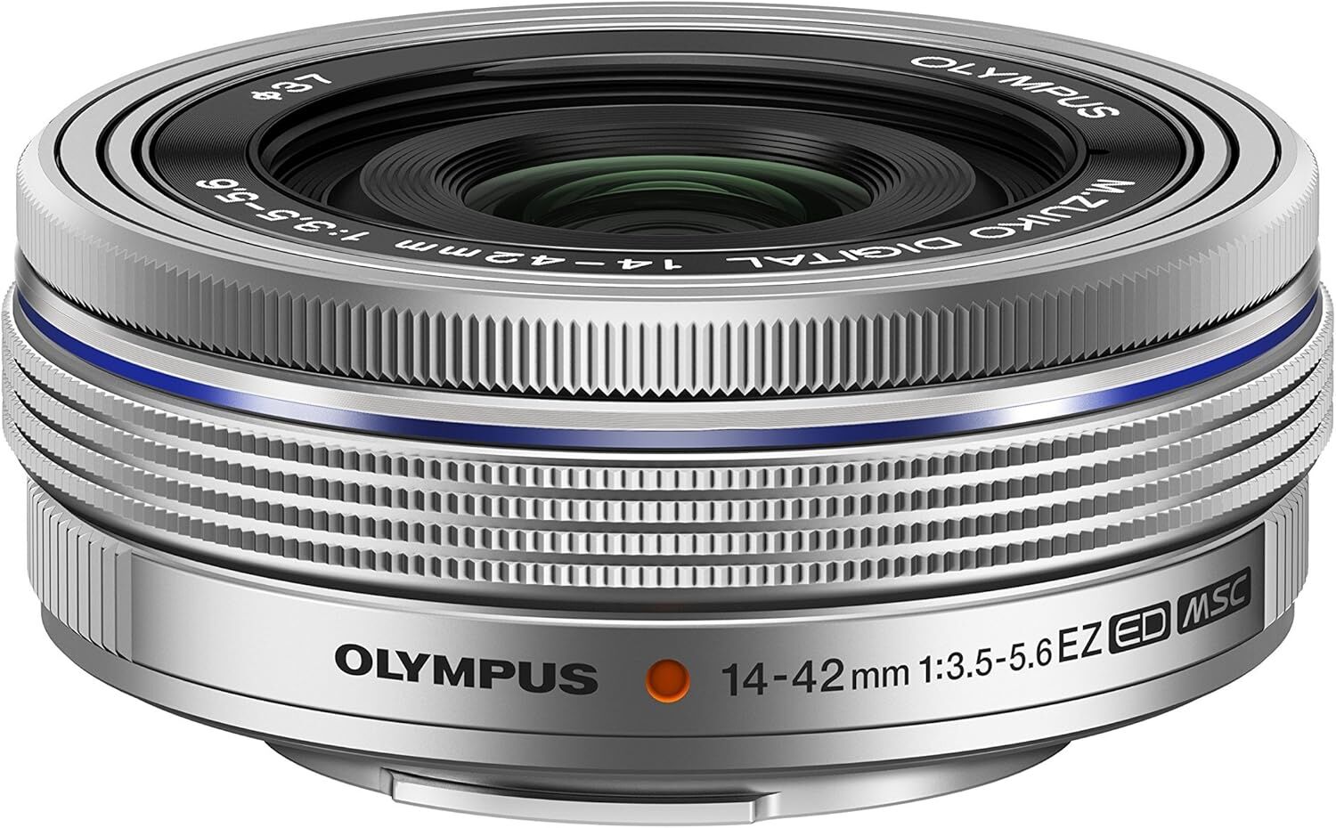 OLYMPUS オリンパス 電動式パンケーキズームレンズ M.ZUIKO DIGITAL ED 14-42mm F3.5-5.6 EZ SLV