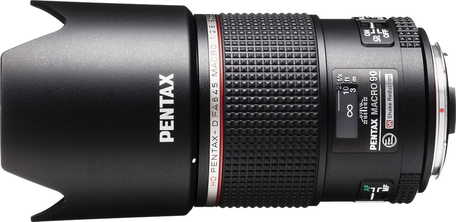 PENTAX ペンタックス 望遠単焦点マクロレンズ HD PENTAX-D FA645 MACRO 90mmF2.8ED AW SR 645マウント