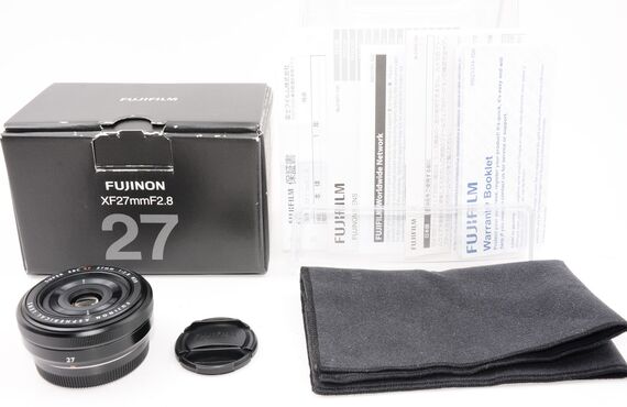 綾瀬のおすすめ FUJIFILM フジフィルム XF27mmF2.8 B ブラック の高い買取価格 売るなら百獣の買取王が高価買い取り
