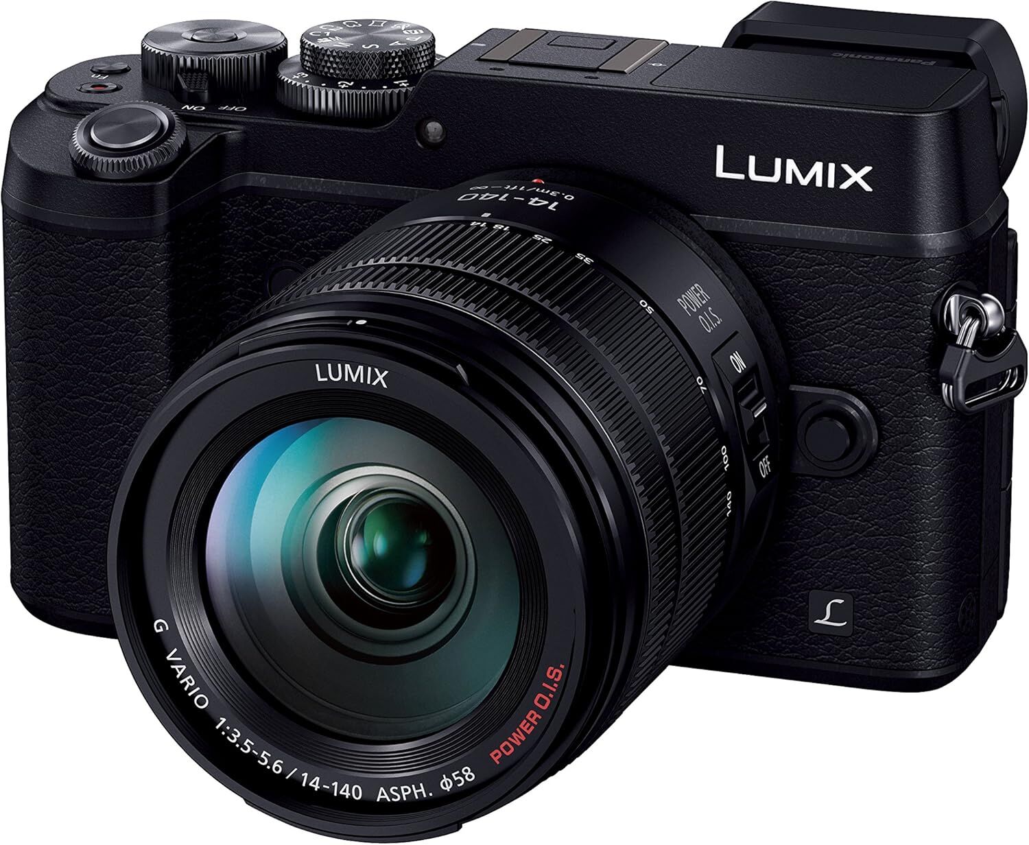 Panasonic パナソニック ミラーレス一眼カメラ ルミックス GX8 レンズキット 高倍率ズームレンズ付属 2030万画素 ブラック