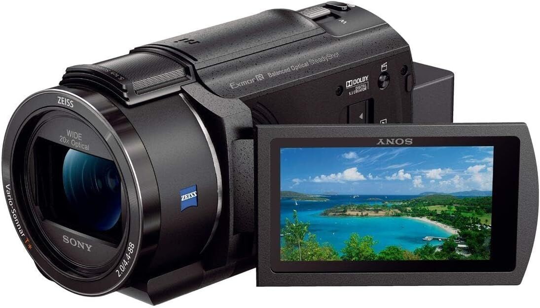 SONY ソニー ビデオカメラ Handycam FDR-AX45 4K 64GB 光学20倍 ブラック