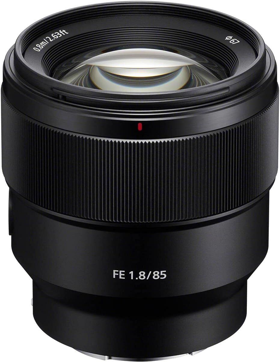 Sony ソニー SEL85F18 85mm F/1.8-22 ミディアム望遠固定プライムカメラレンズ ブラック